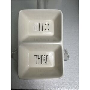 RAE DUNN "Hello There" Snack or Condiment Dish Artisan Collection by‎ Magenta